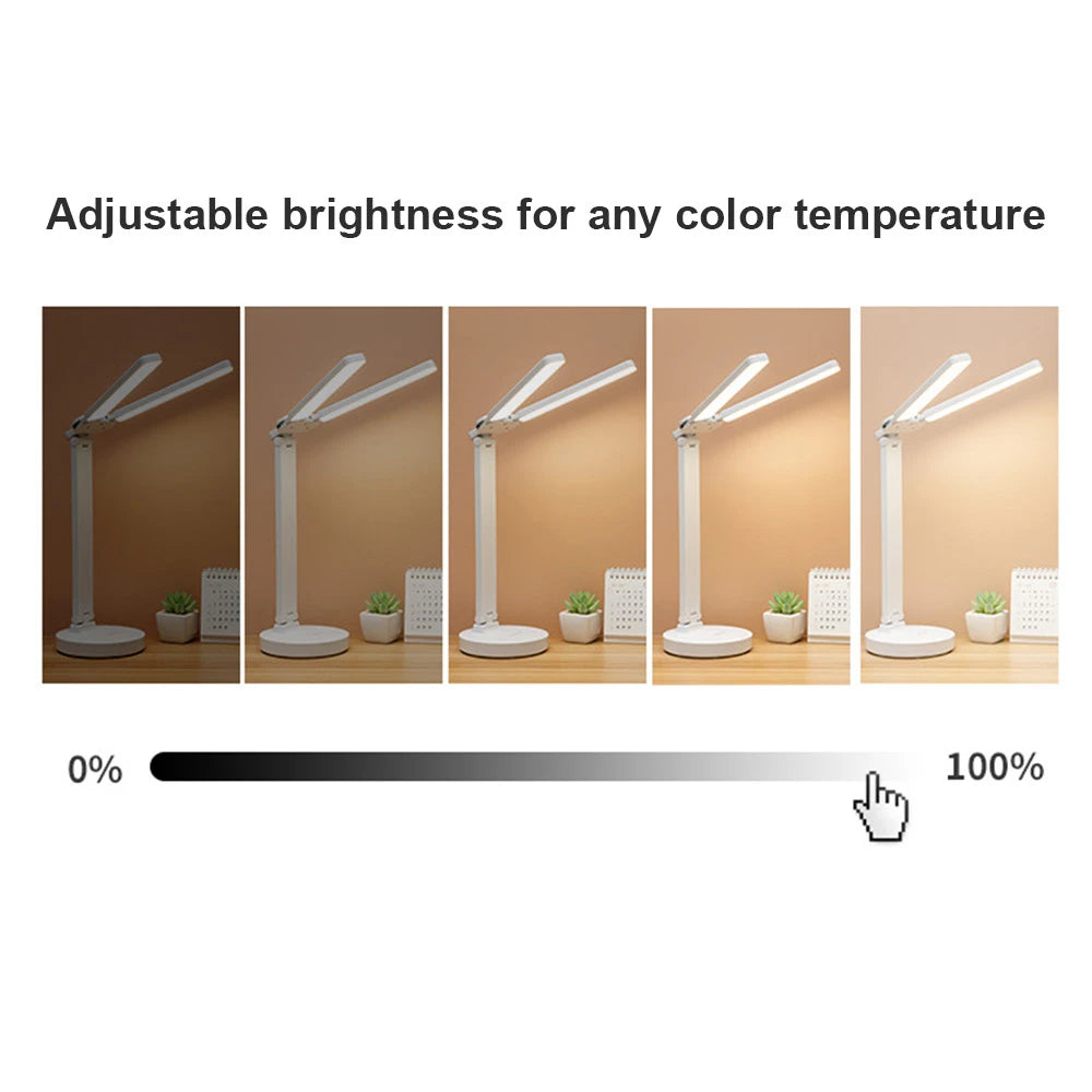 BowLift Adjustable Reading Lamp — Rechargeable, Dimmable, and Perfect for Your Phone Table