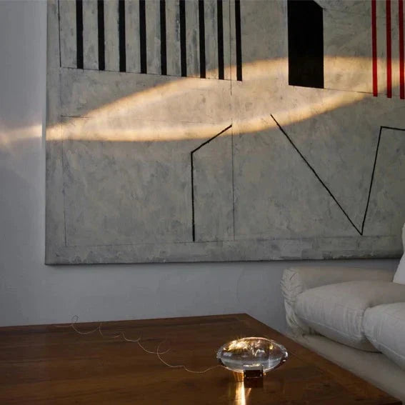 BowLift Crystal Sunset Sky Table Lamp - Elegant Glass Accent Lighting