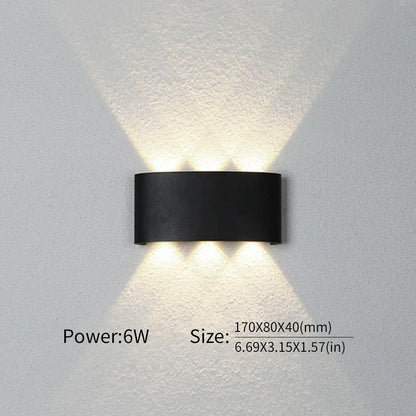 BowLift: Modern Indoor/Outdoor LED Wall Lamp — Versatile Lighting for Any Space