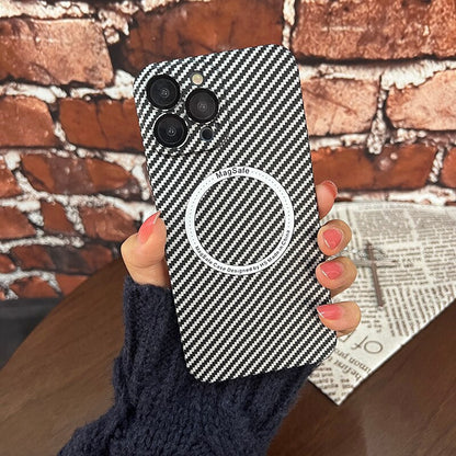 LZINA™ | Carbon Fiber Magsafe Magnetic iPhone Case