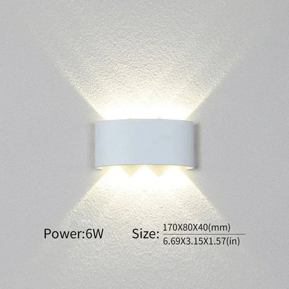 BowLift: Modern Indoor/Outdoor LED Wall Lamp — Versatile Lighting for Any Space