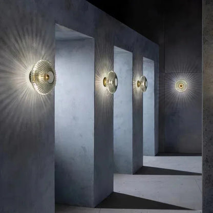 LZINA™ | Modern Glass Wall Light for a Sleek, Ambient Glow