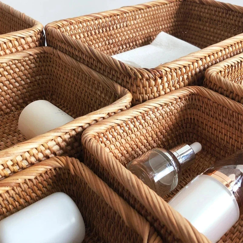BowLift | Handwoven Rattan Willow Basket for Storage