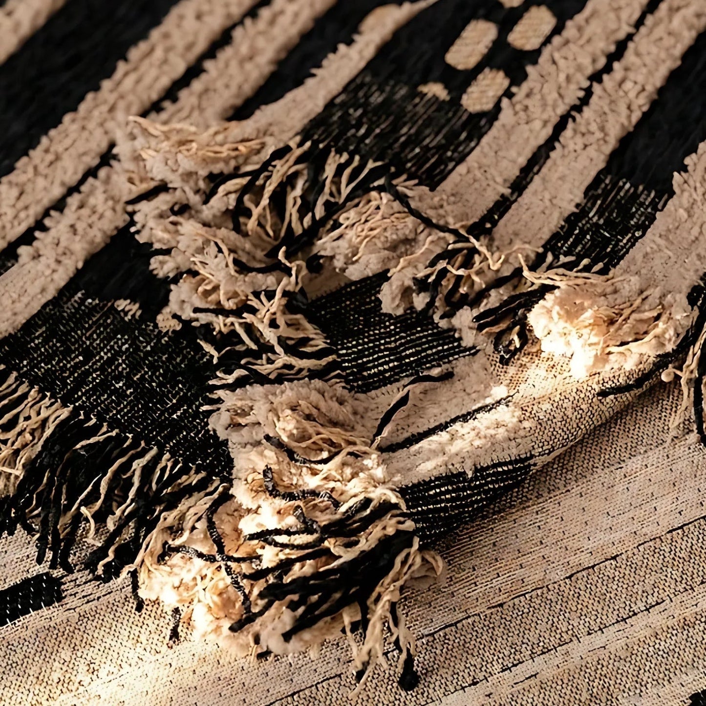 BowLift | Sahara Style Plush Boho Sofa Cover Blanket