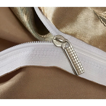 LZINA™ | Chic Satin Jacquard Duvet Cover for Luxury Bedroom