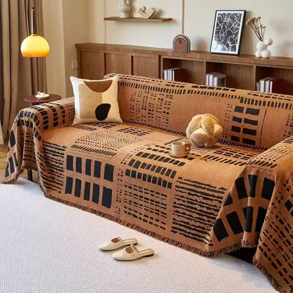 BowLift | Savanna Geo Chenille Sofa Cover