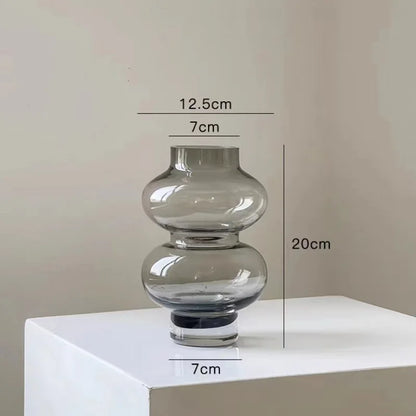 LZINA™ | Chubby 2-stage glass vase