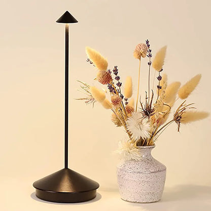 BowLift Rechargeable Table Lamp - Touch LED, Creative Dining Room Accent, Pina Pro, Ideal for Hotels, Bars & Desks, Decorative Desk Light