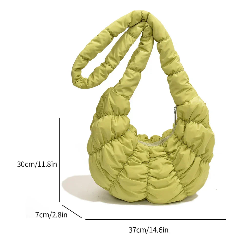 LZINA™ | Puff Croissant Shoulder Bag