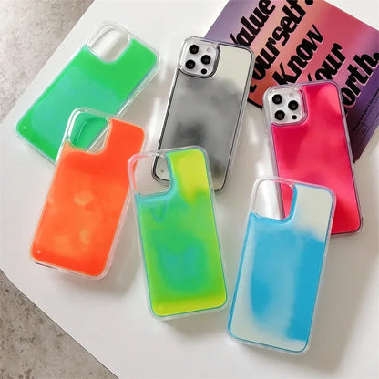 LZINA™ | Luminous Quicksand iPhone Case