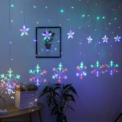LZINA™ | Solar Moon Star Lamp LED String Lights Decoration