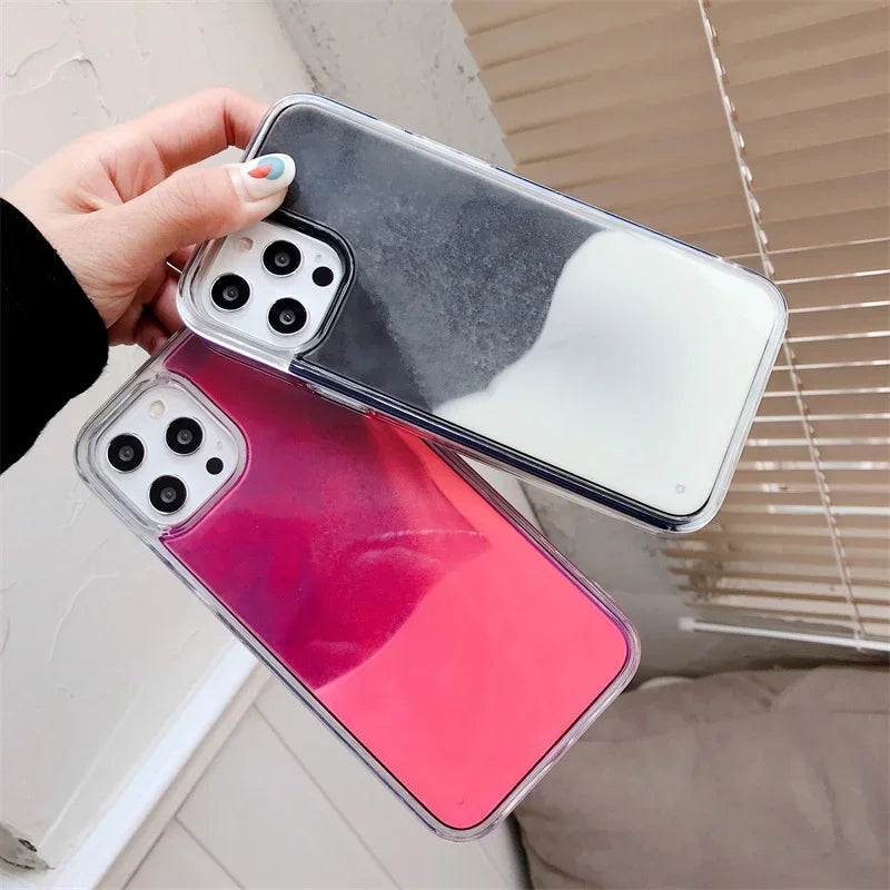 LZINA™ | Luminous Quicksand iPhone Case