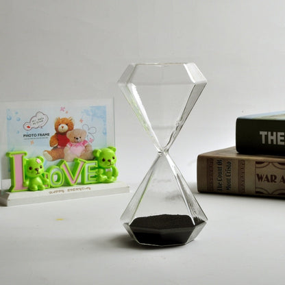 LZINA™ | 5–60 Minute diamond hourglass, hourglass, hourglass, children's gift, hourglass, home decoration, available in multiple color options