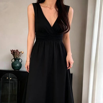 Women’s Sleeveless High Waist Maxi Dress