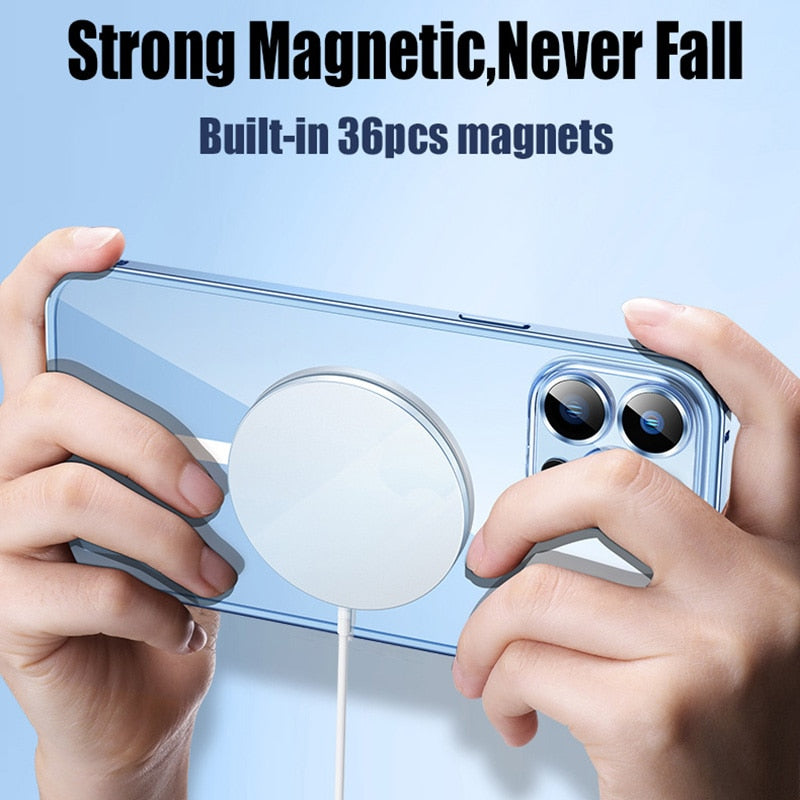 LZINA™ | Metal Bumper Aluminum Magnetic Phone Case