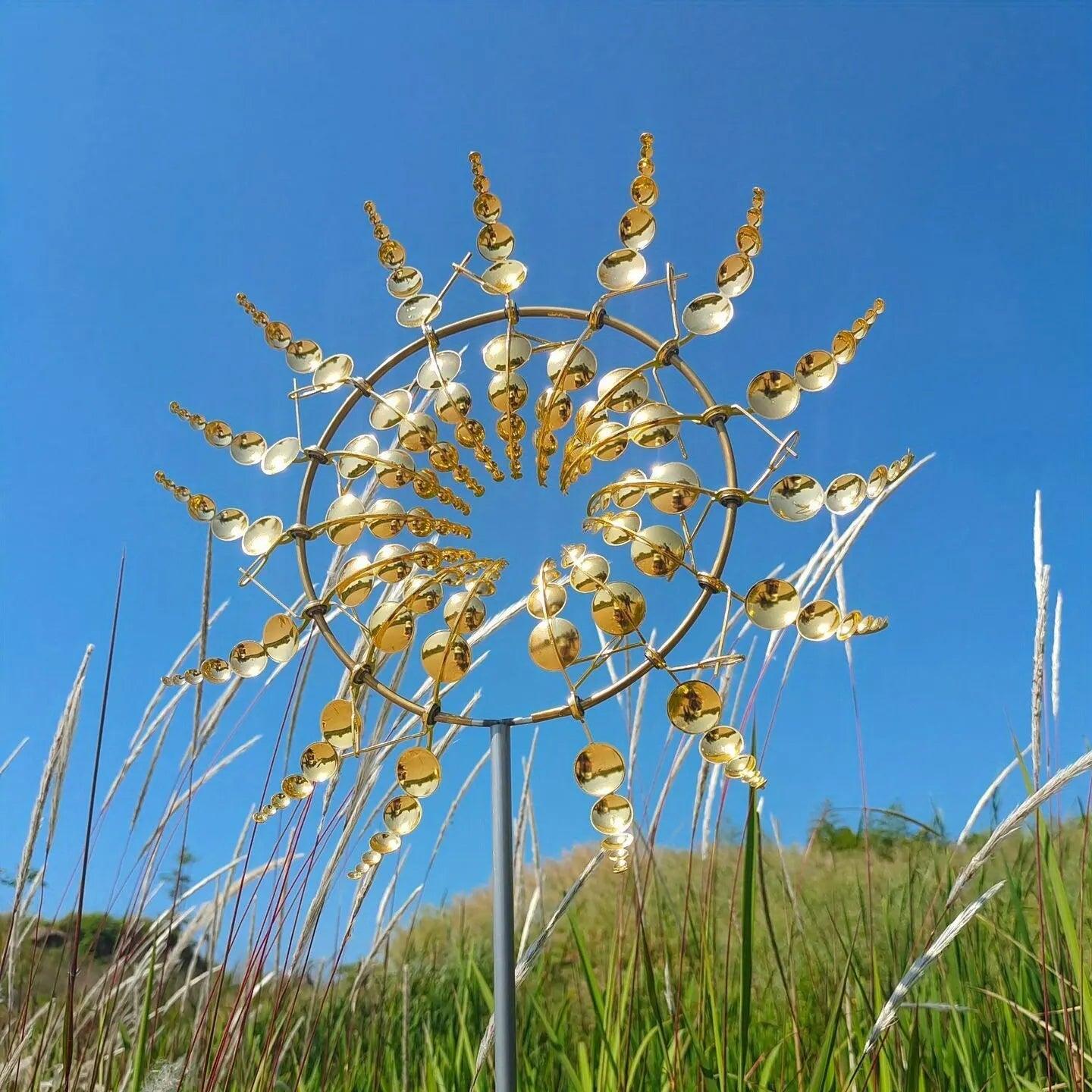 BowLift | Windmill Spinner | Unique wind-powered garden decor made of metal