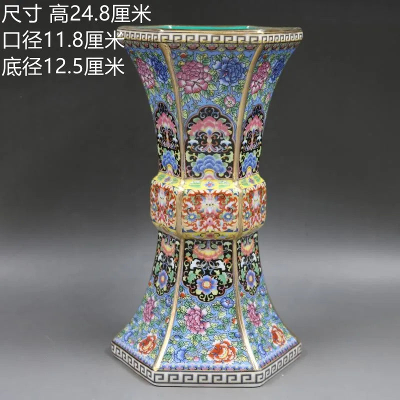 LZINA™ | Antique Royal Chinese Porcelain Vase