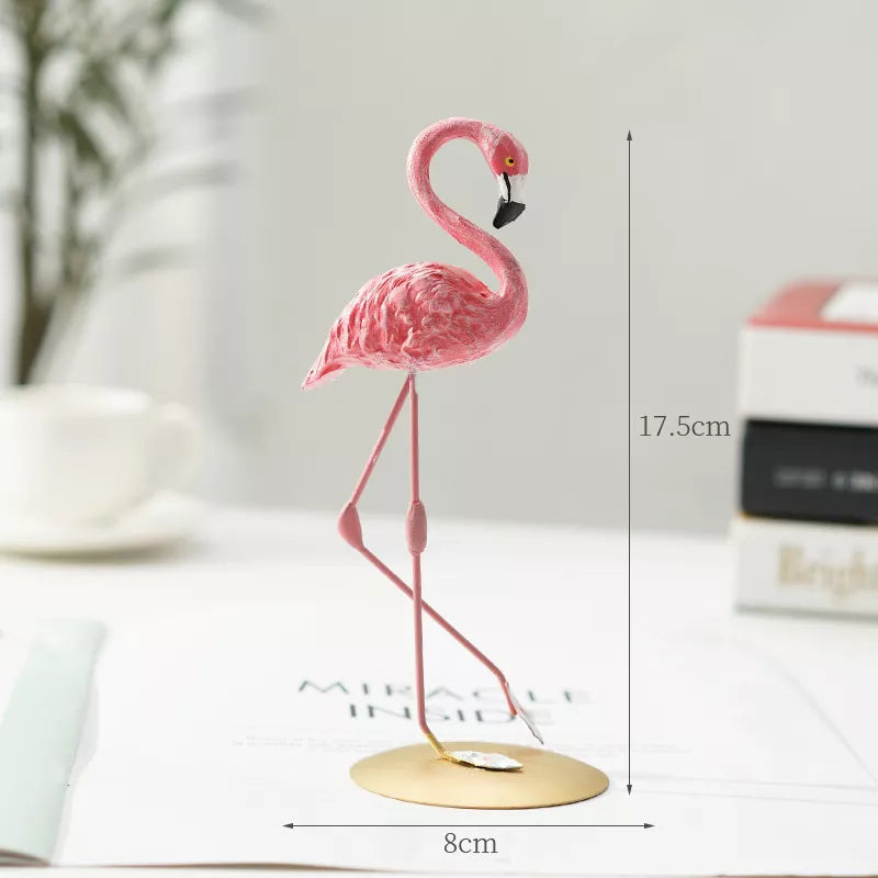 LZINA™ | Nordic Flamingo Figurine Figure Statue Sculpture Living Room Office Wedding Party Ornaments Home Decor Decoration Accessories