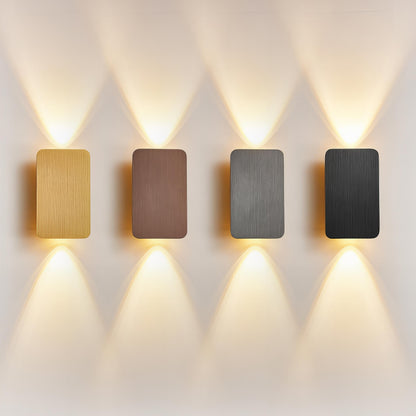 BowLift Koda Rectangular Up and Down Wall Light — Warm White