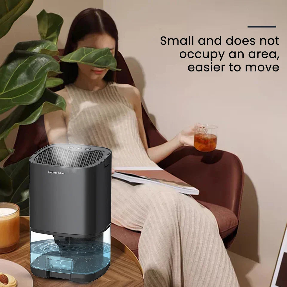 LZINA™ | 1000ml Portable 2-in-1 Dehumidifier with Air Filter & Night Light – Aveline