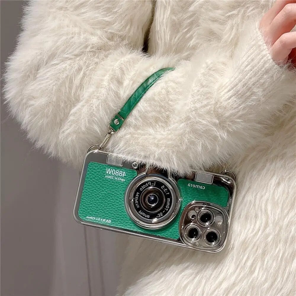 LZINA™ | Timeless Flash Camera-Inspired iPhone Case
