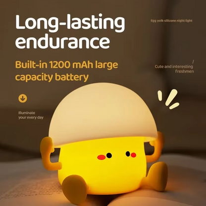 LZINA™ | Charming Mushroom & Egg Yolk LED Night Light