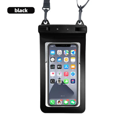 LZINA™ | Waterproof Smartphone Case DryVault | Full View Design | Side Accessible | With Carrying Strap