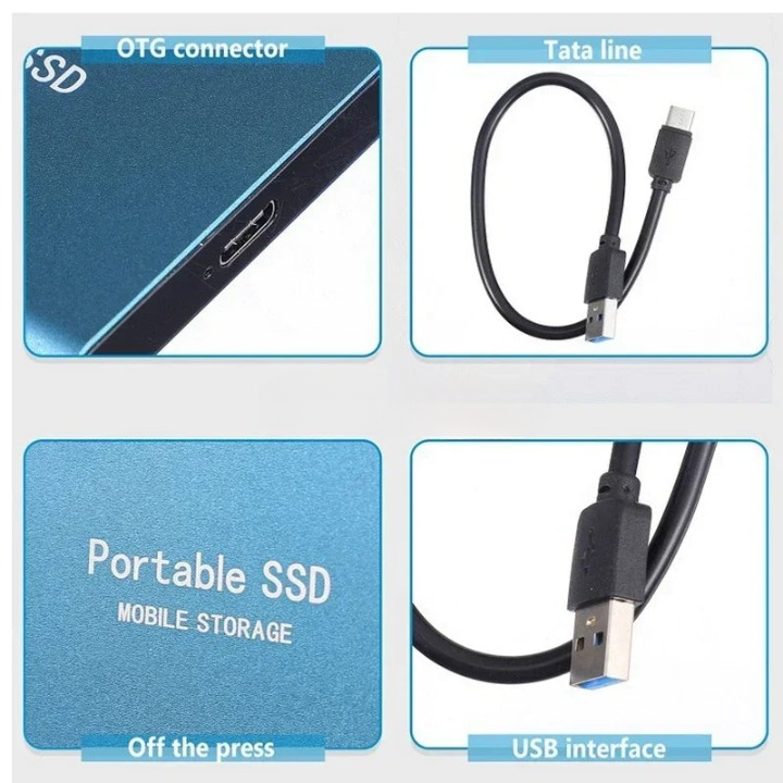 BowLift | Portable SSD 128GB Hard Drive External Storage Compact Fast Best Quality