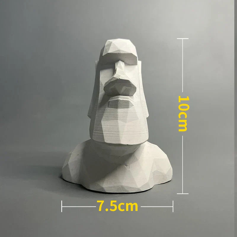 LZINA™ | Nordic INS Style Character Plaster Statue DIY Painted Sketch Photography Props Table Decorations Home Art Plaster Decoration