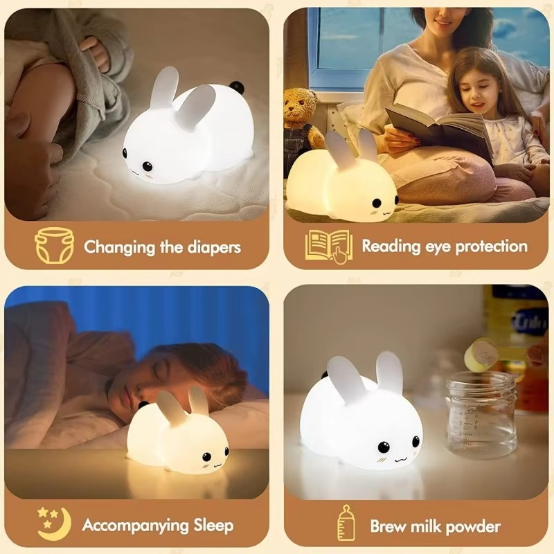 LZINA™ | Enchanting Jade Rabbit LED Night Light