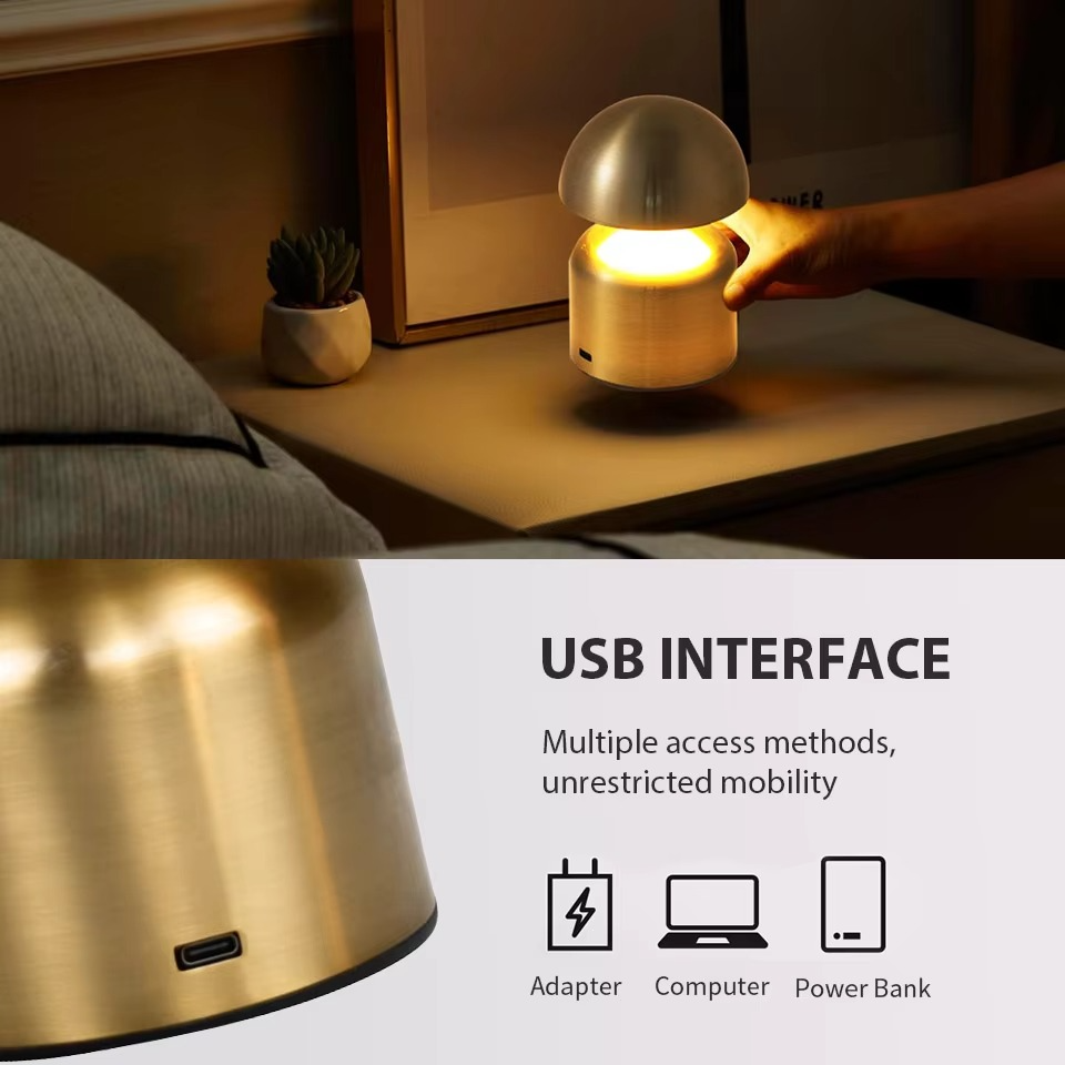 LZINA™ | Versatile LED Touch Bedside Lamp - 3-Color Dimmable Night Light