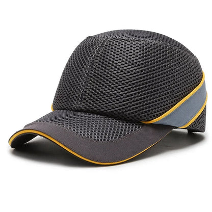 LZINA™ | Red Safety Bump Cap - Helmet with hard ABS inner core for head protection at home, work, and factory