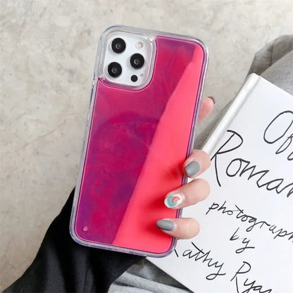LZINA™ | Luminous Quicksand iPhone Case