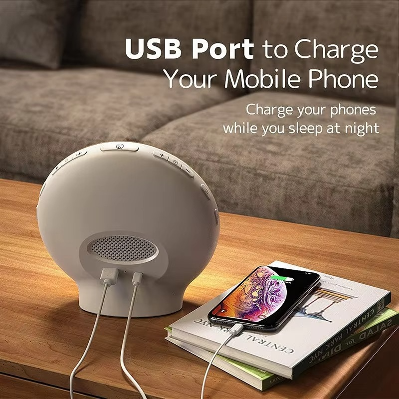LZINA™ | Wake Up Light Alarm Clock with Sunrise Simulation, Sunset Mode, Night Light and FM Radio