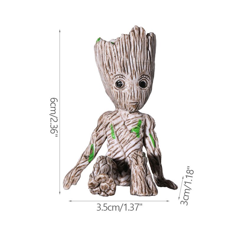 LZINA™ | Cartoon Large Miniature Figure: Playful Office Decoration
