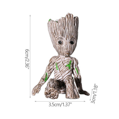 LZINA™ | Cartoon Large Miniature Figure: Playful Office Decoration