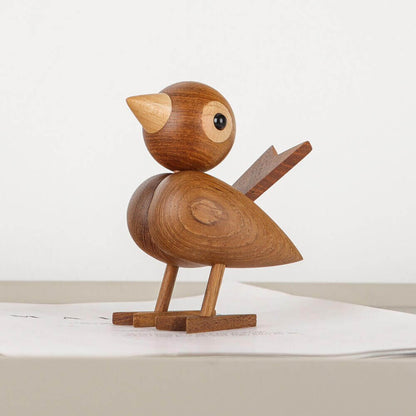 LZINA™ | A little bird told me, Nordic wooden ornament
