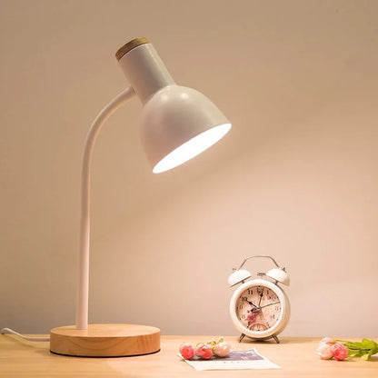 BowLift Moxie Nordic LED Desk Lamp — Autumn & Winter Lighting, Creative Wood & Iron Art