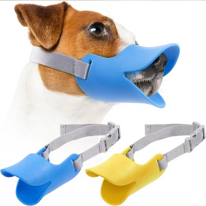 LZINA™ | Adjustable Silicone Duckbill Dog Muzzle for Small and Large Dogs