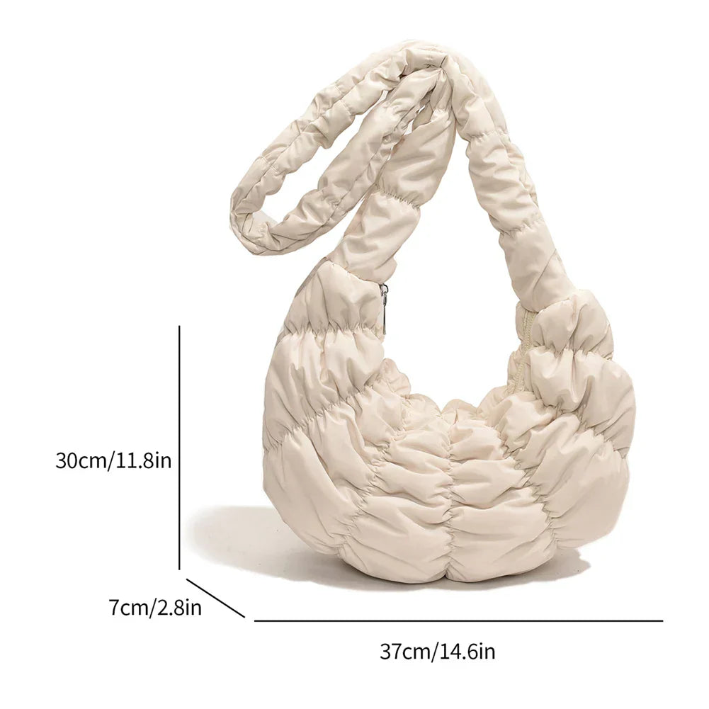 LZINA™ | Puff Croissant Shoulder Bag