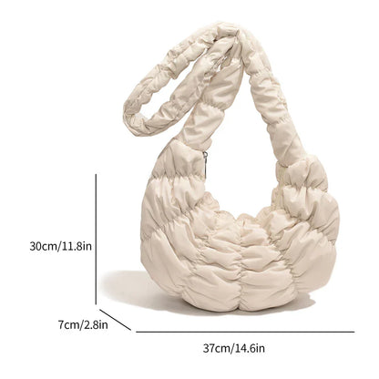 LZINA™ | Puff Croissant Shoulder Bag