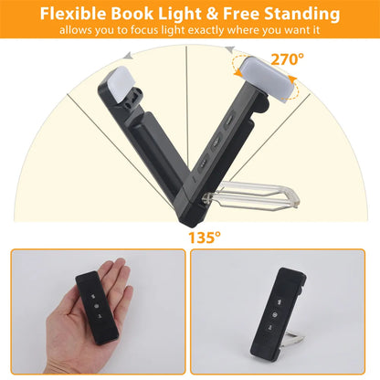 BowLift Clip-On Bookmark Light with Timer – Your Hands-Free Reading Companion