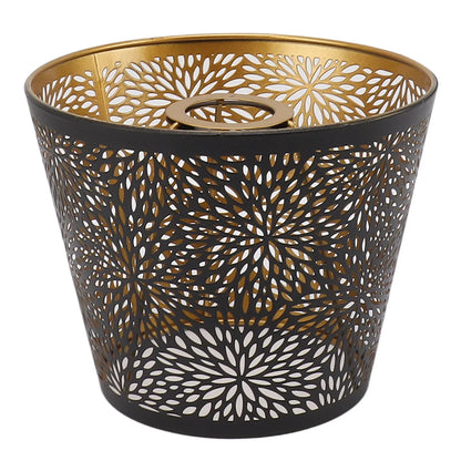 BowLift | Metal lampshade with gold pattern