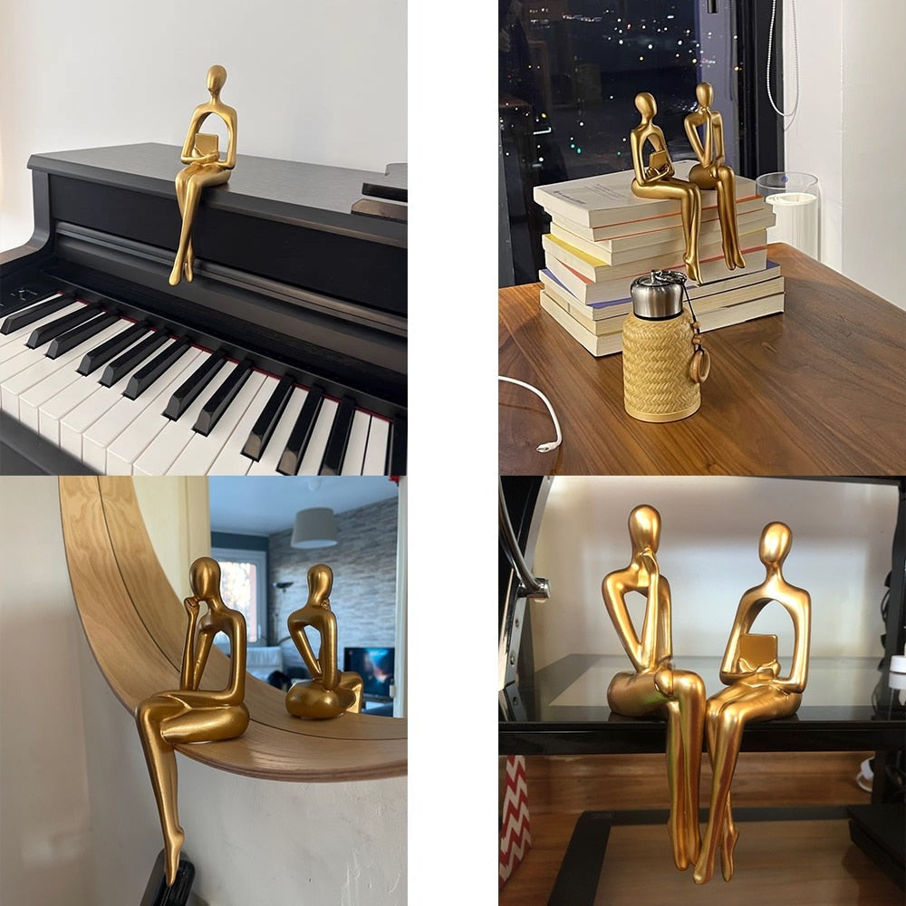 LZINA™ | Modern Figurines Abstract Home Decor Sculpture