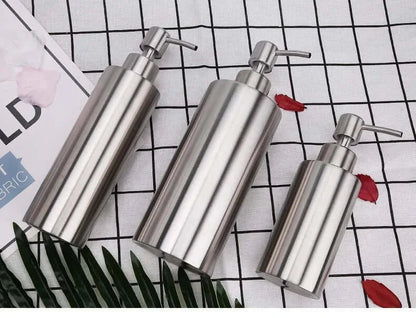 BowLift | Elegant Stainless Steel Hand Pump Soap Dispenser 250ml/350ml/550ml