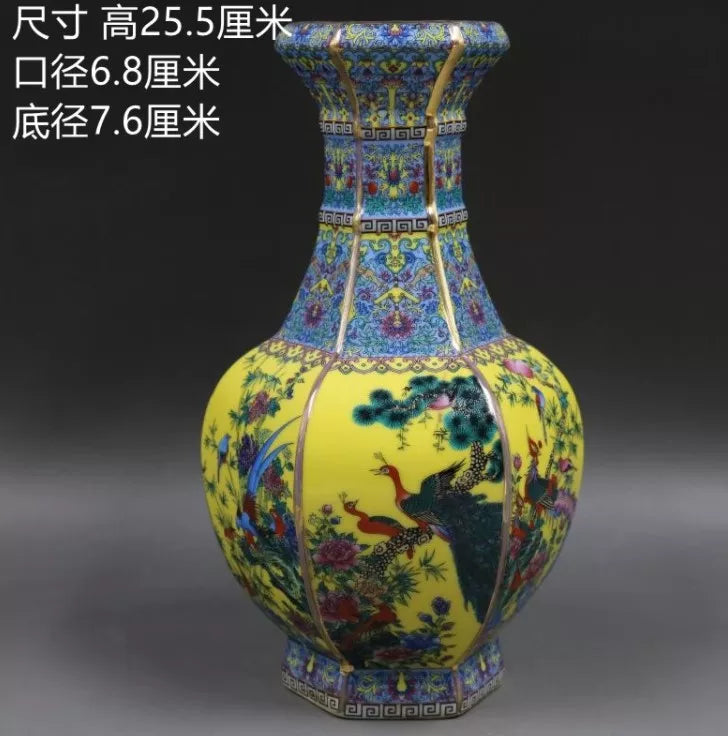 LZINA™ | Antique Royal Chinese Porcelain Vase