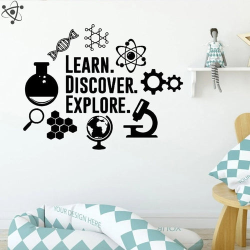 LZINA™ | Wall sticker for scientific exploration