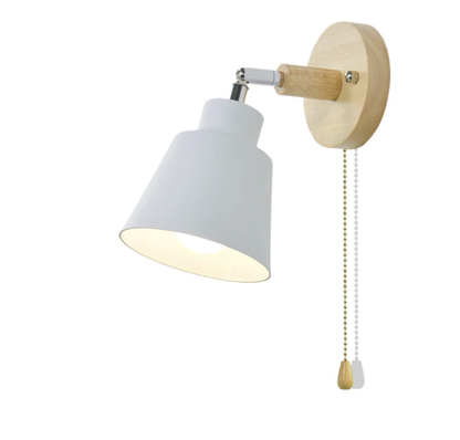 BowLift Collin Rotatable Wall Light with Easy Pull-Chain Switch
