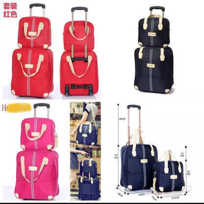 LZINA™ | 2 in 1 Trolley Traveling Bag with a boarding bag