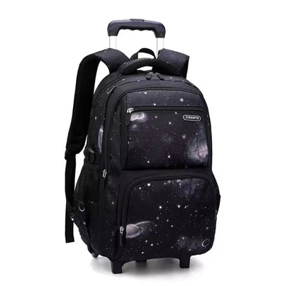 LZINA™ | Rolling Trolley School Backpack